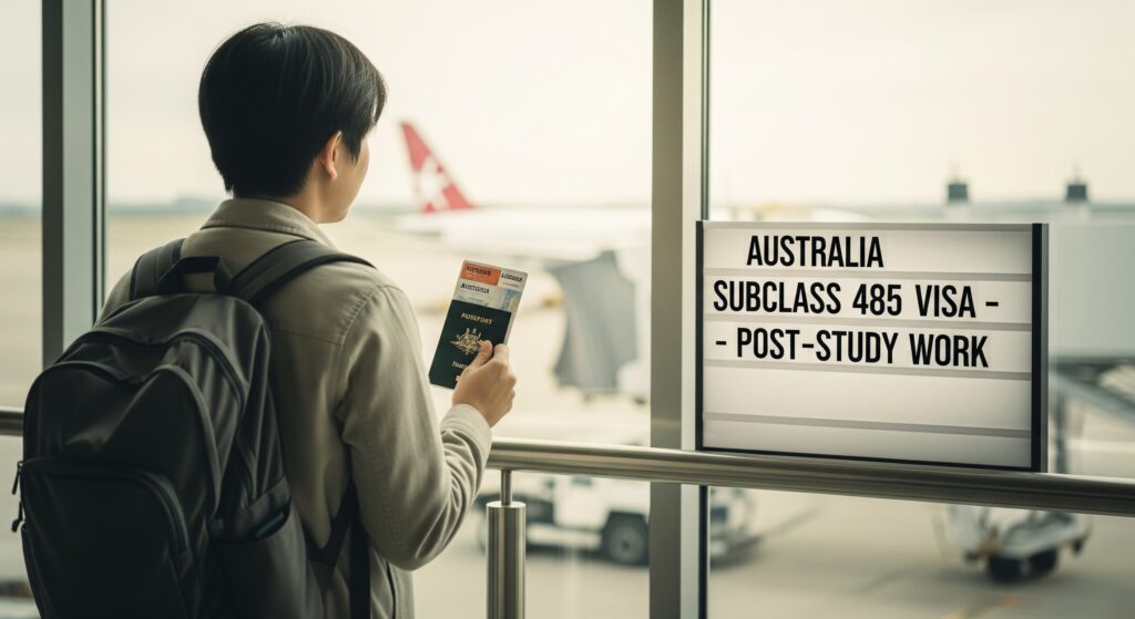 Avustralya eğitim sonrası çalışma izni için subclass 485 vizesine başvurmuş bir genç