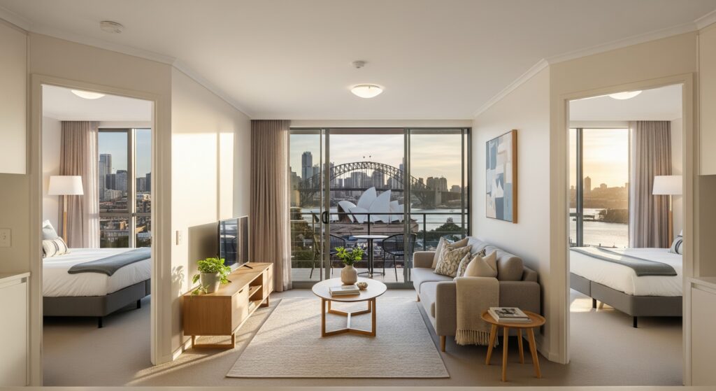 Avustralya'da paylaşımlı kullanıma hazır bir ev