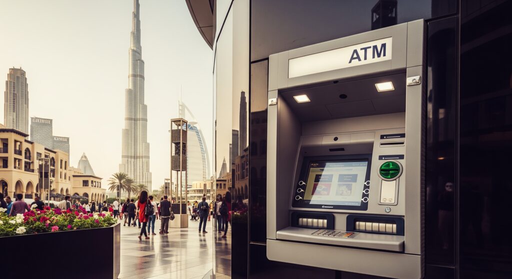 Dubai'de bir ATM