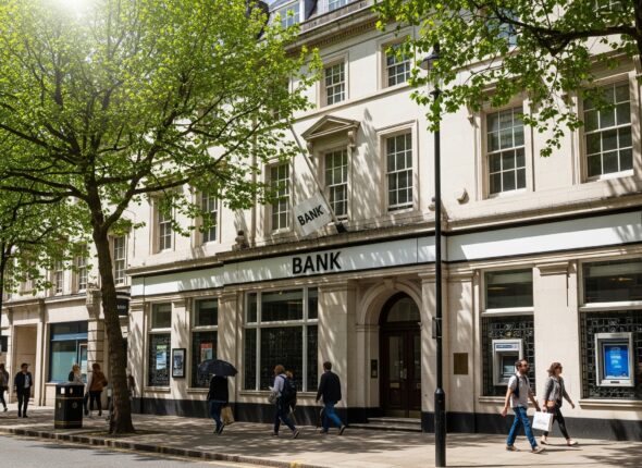 İngiltere'de bir banka