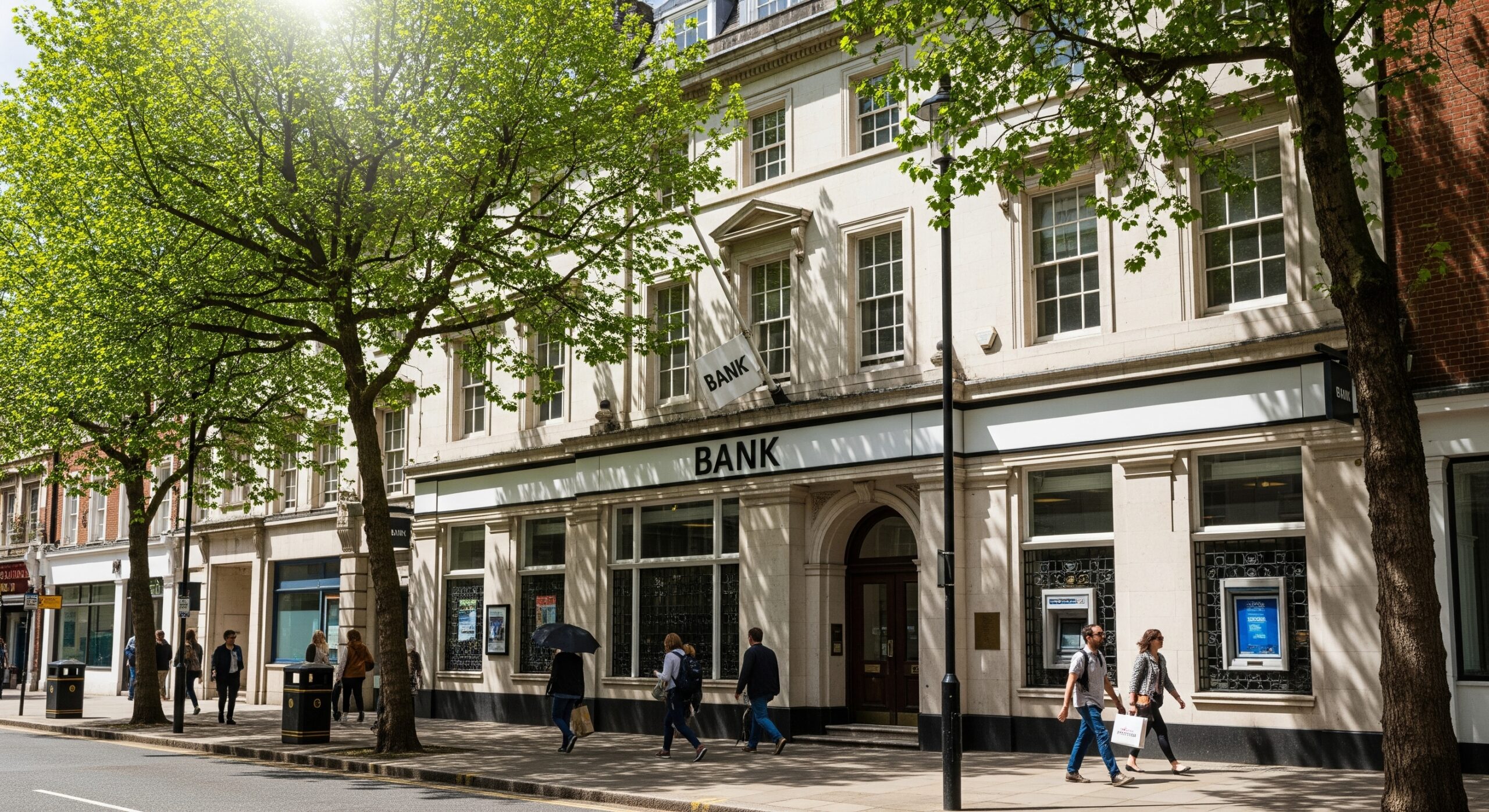 İngiltere'de bir banka