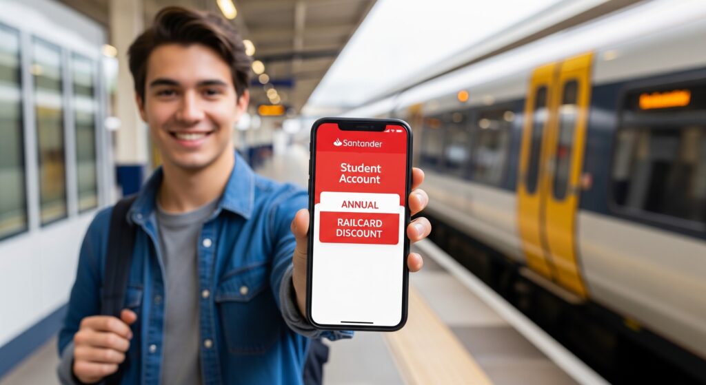 İngiltere'de bazı bankaların öğrenci hesabı, yıllık tren kartı indirimiyle bilinir.