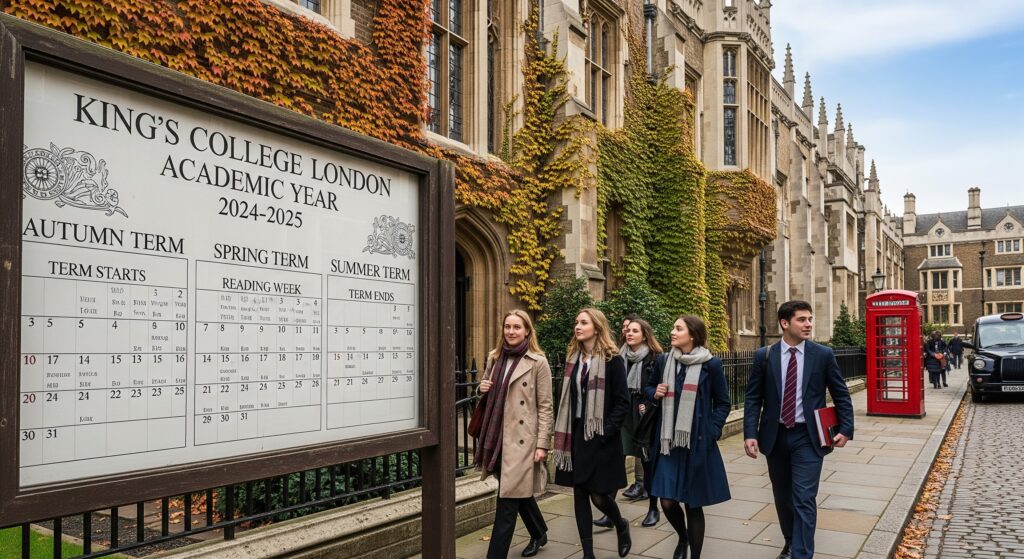 İngiltere'de üniversite eğitimi- bir üniversitenin akademik takvimi