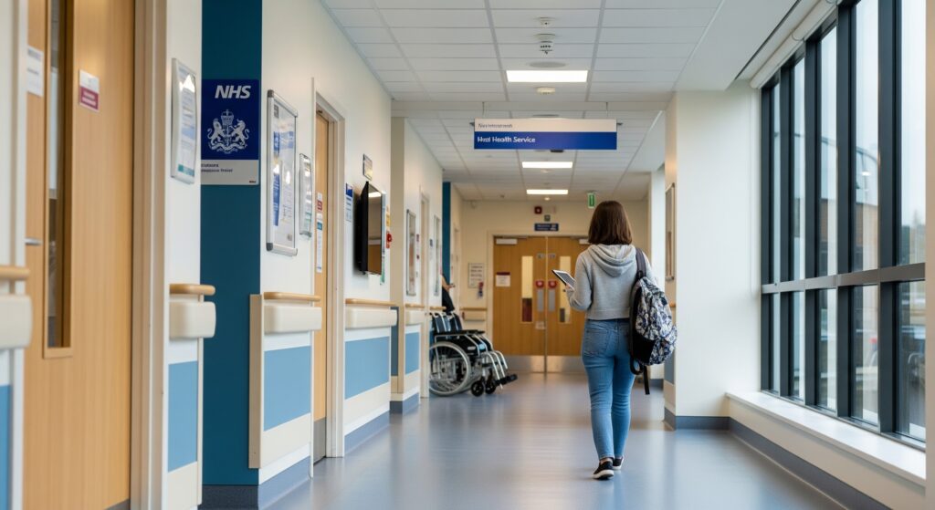 İngiltere Ulusal Sağlık Sistemine (NHS) kayıtlı bir hastane