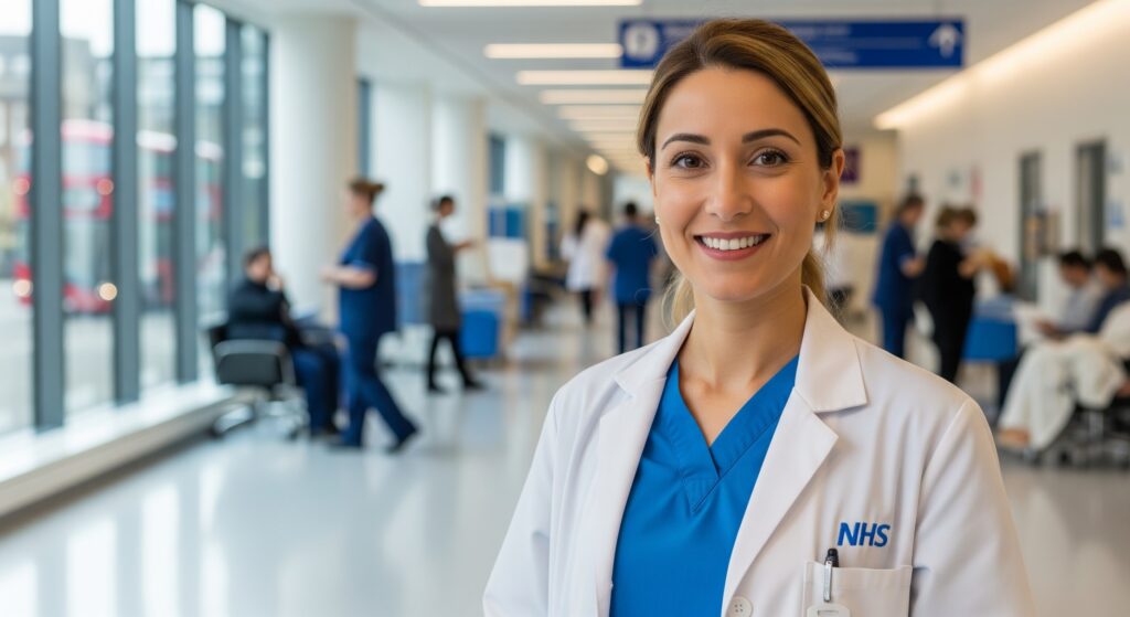 İngiltere çalışma vizesi- Healt and care visa ile gelmiş bir Türk doktor