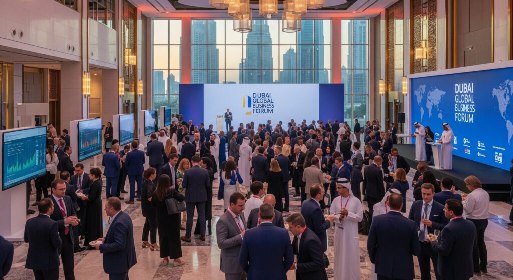 Dubai'de eğitim alırken Global Business Forum gibi etkinliklere katılarak uluslararası bir kariyer ağı (networking) kurma imkanı.