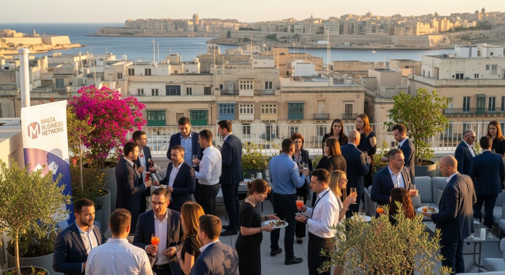 Malta'da bir profesyonel network etkinliği