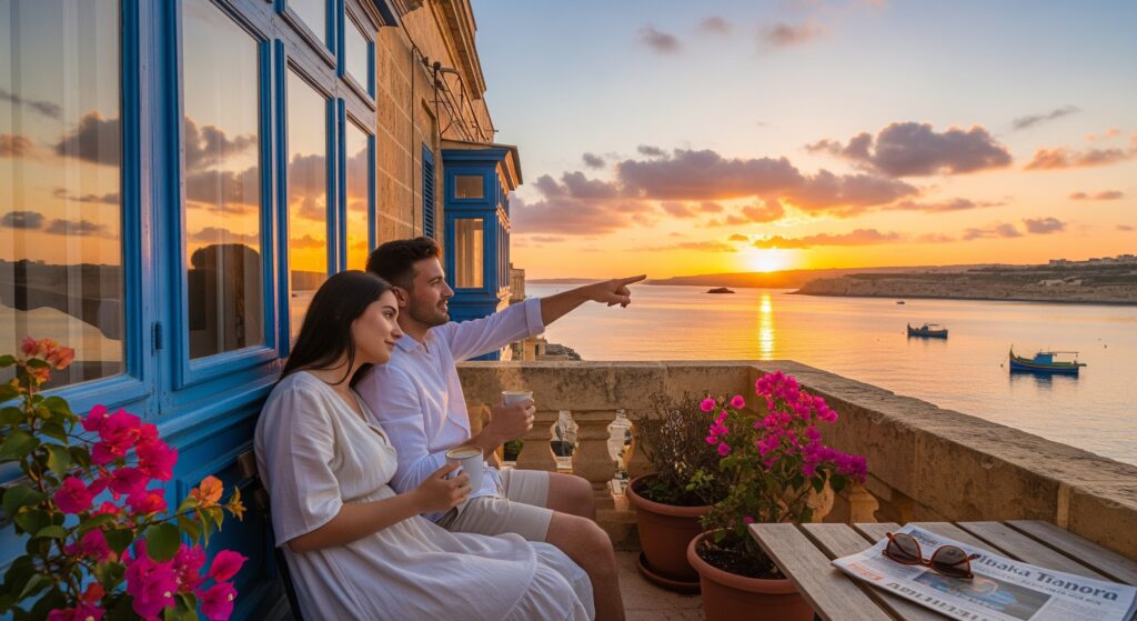 Malta'da kalıcı oturum izni almış bir Türk aile