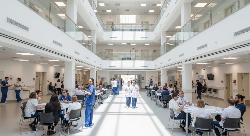 MAlta öğrenci sağlık sistemi- Malta'da bir hastane