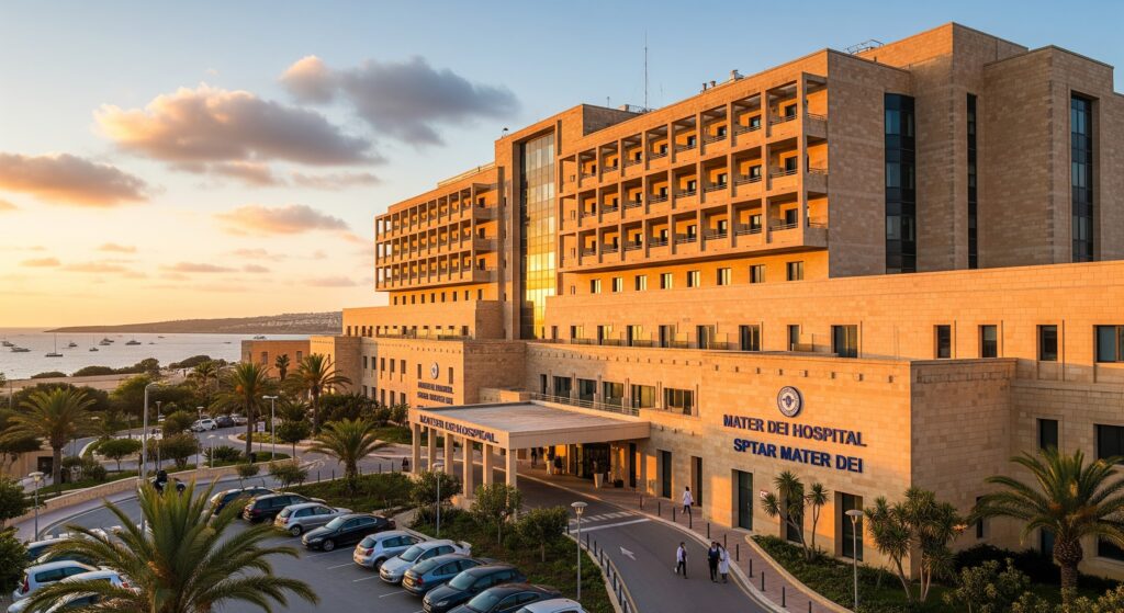 Malta'nın en büyük hastanelerinden Malta Dei hastanesi
