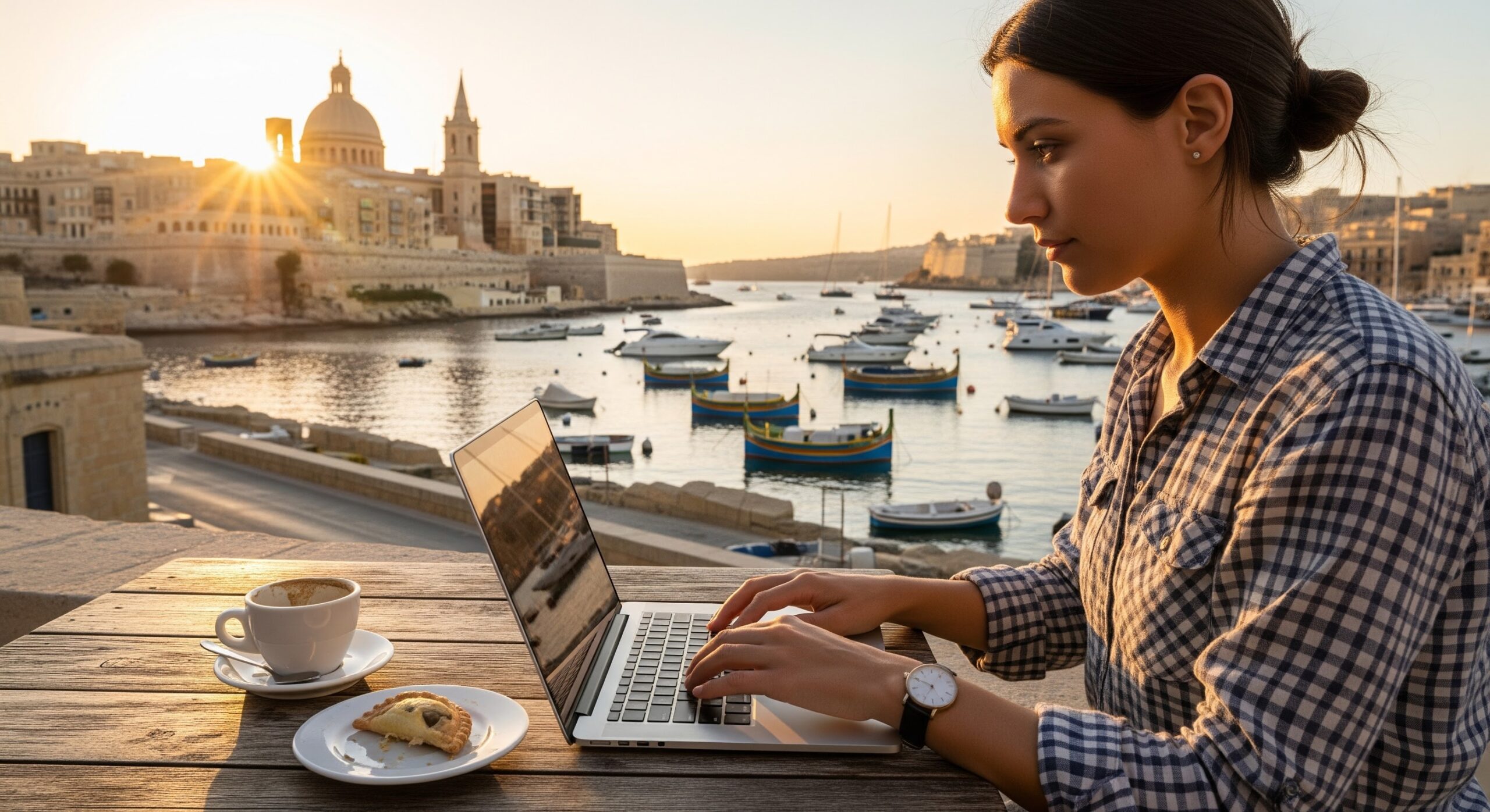 Malta çalışma vizesi alarak çalışma hayatına başlamış bir genç