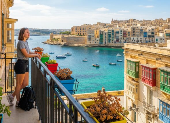 Malta'da yaşam maliyetlerini düşünen bir öğrenci