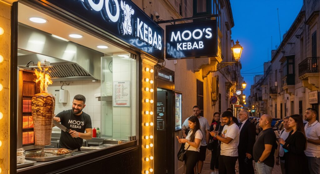 Malta'da bir Türk kebapçı
