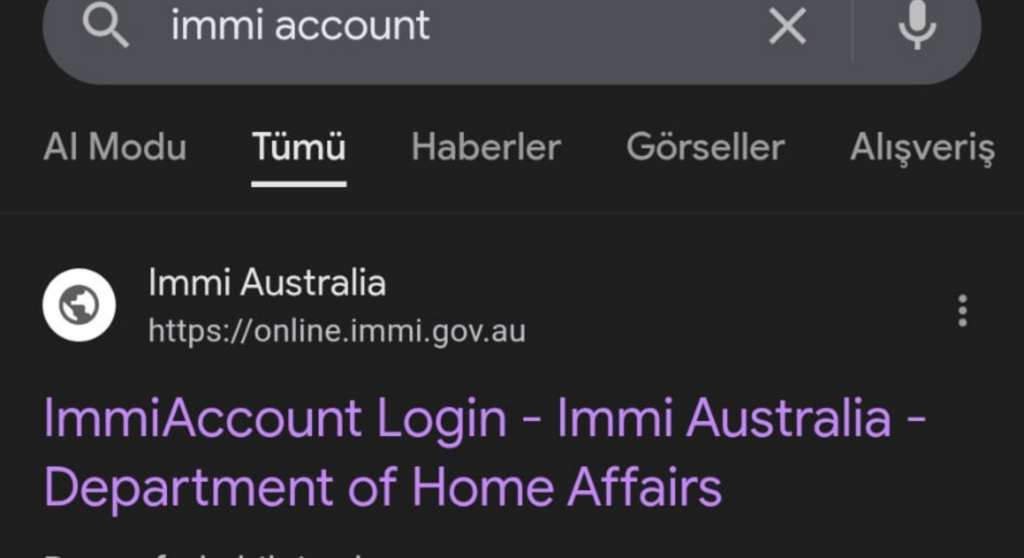 İmmi Account Australia
