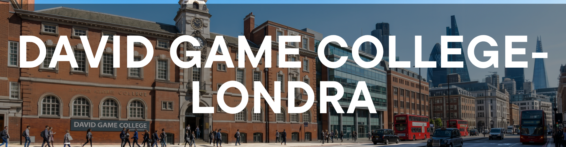 DAVID GAME COLLEGE BANNER