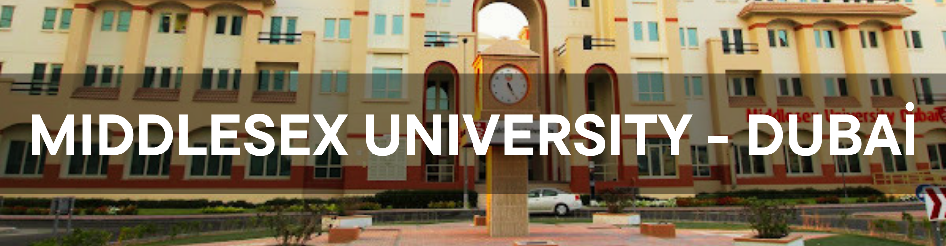 MIDDLESEX UNIVERSITY DUBAİ BANNER